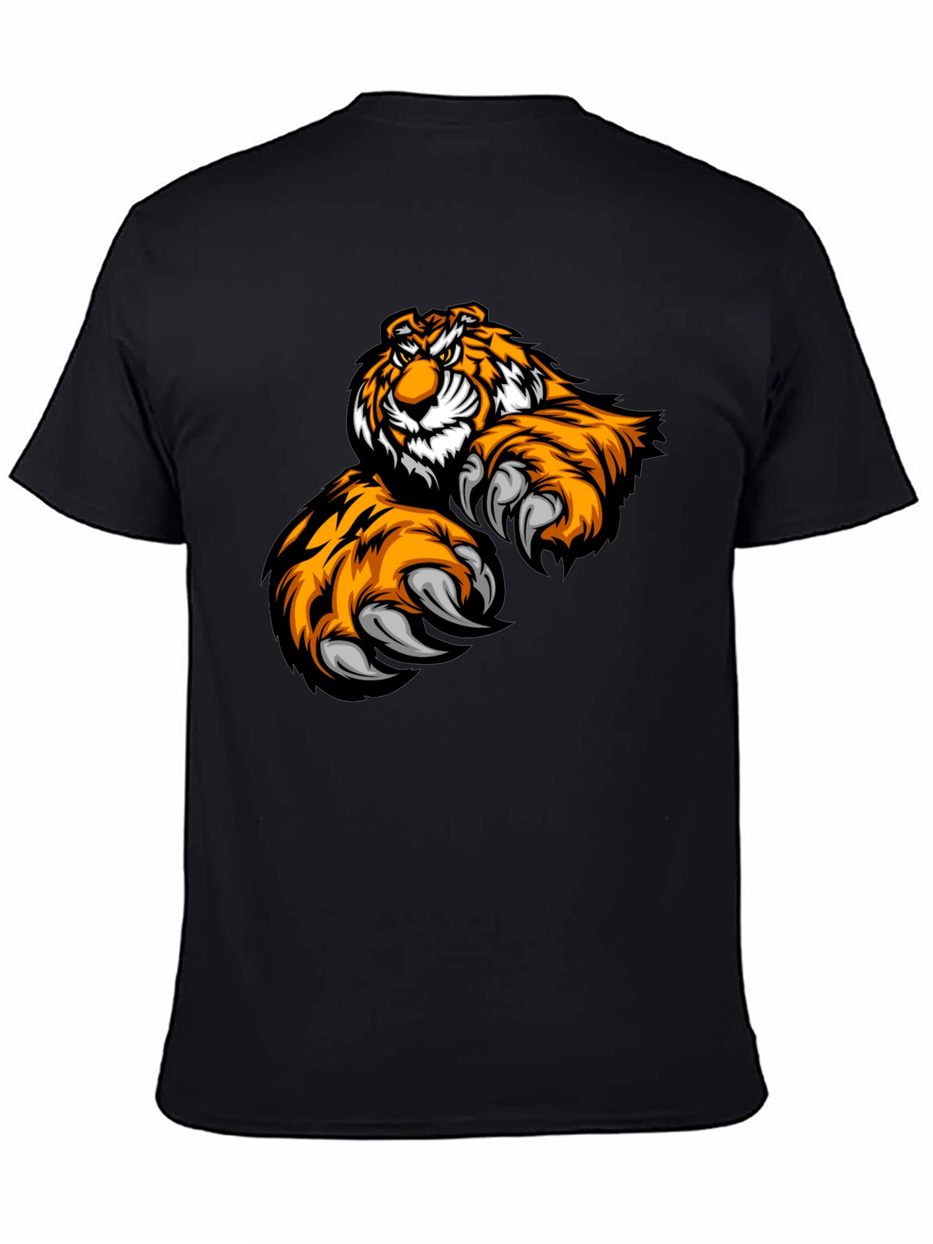Tiger Graphic Black T-Shirt - Fierce & Stylish
