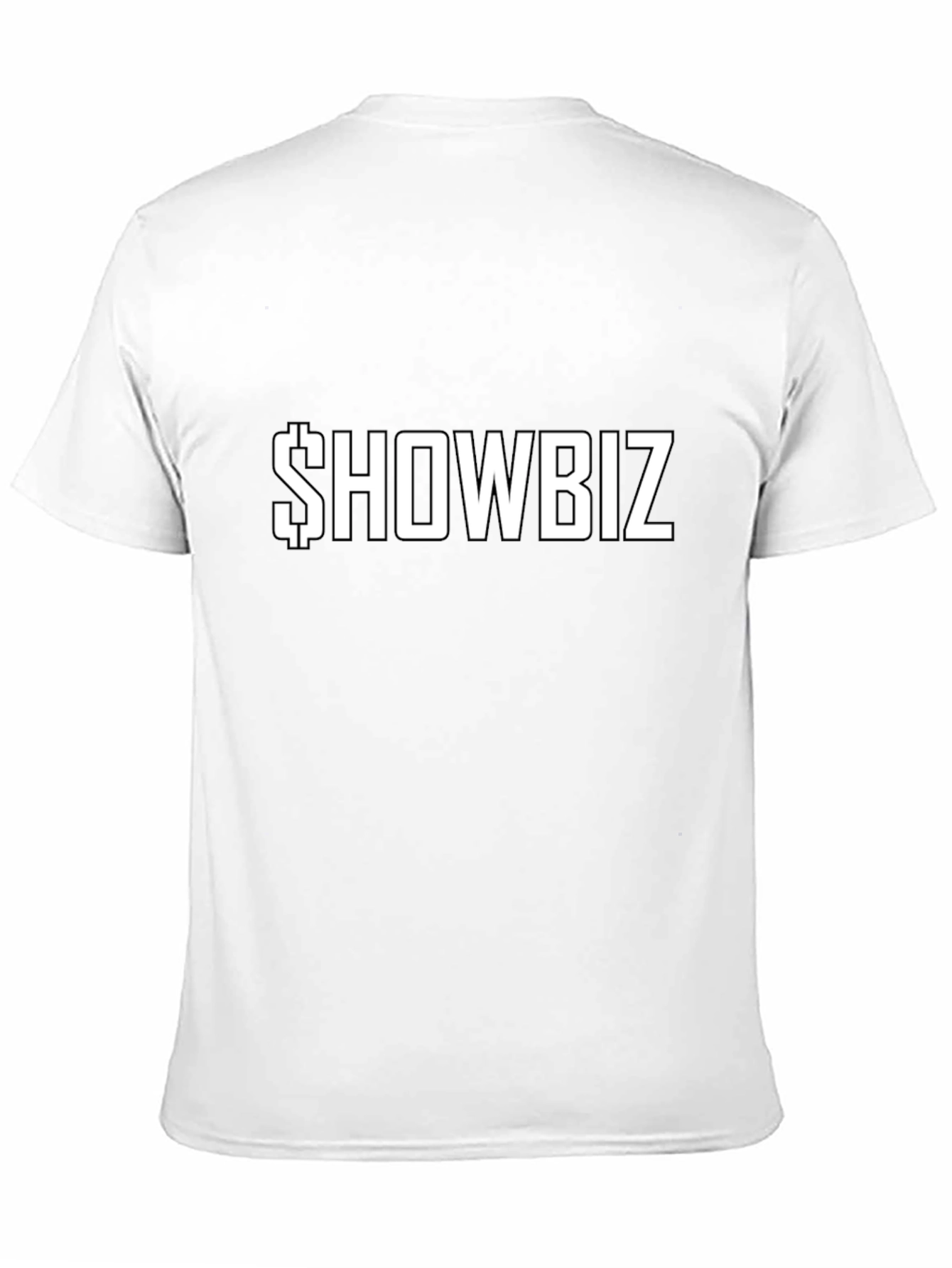 Showbiz Graphic Tee - Black Crew Neck T-Shirt