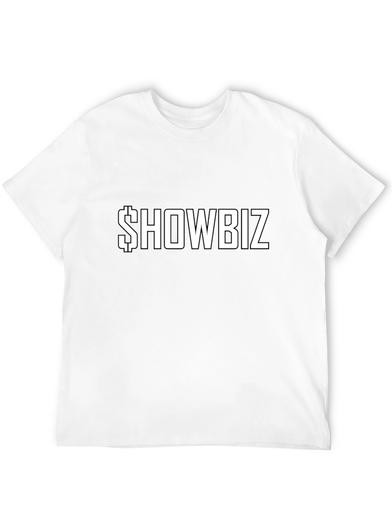 Showbiz Graphic Tee - Black Crew Neck T-Shirt