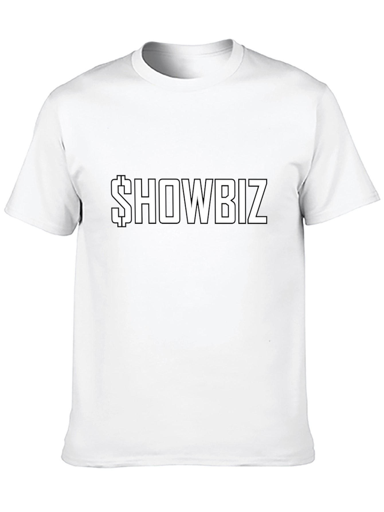 Showbiz Graphic Tee - Black Crew Neck T-Shirt