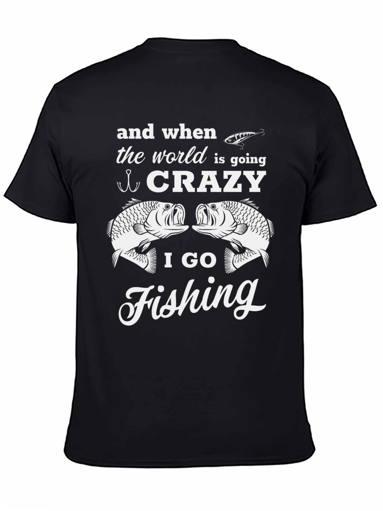Crazy Fishing T-Shirt | Graphic Tee