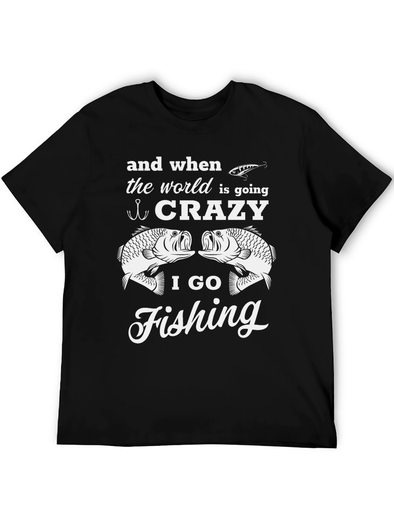 Crazy Fishing T-Shirt | Graphic Tee