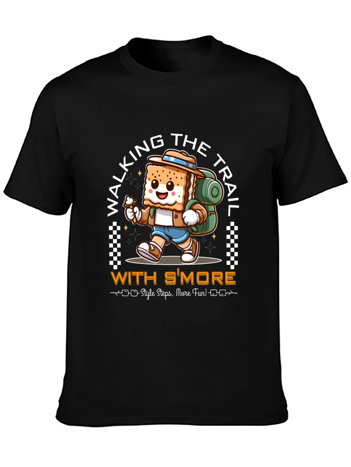 Smore Hiking Graphic Tee - Walking the Trail