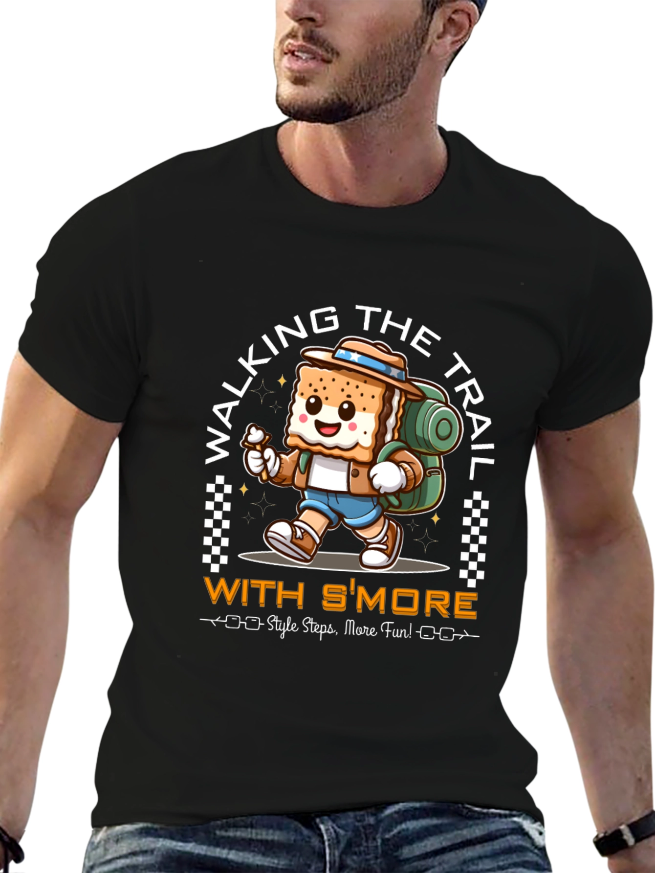 Smore Hiking Graphic Tee - Walking the Trail
