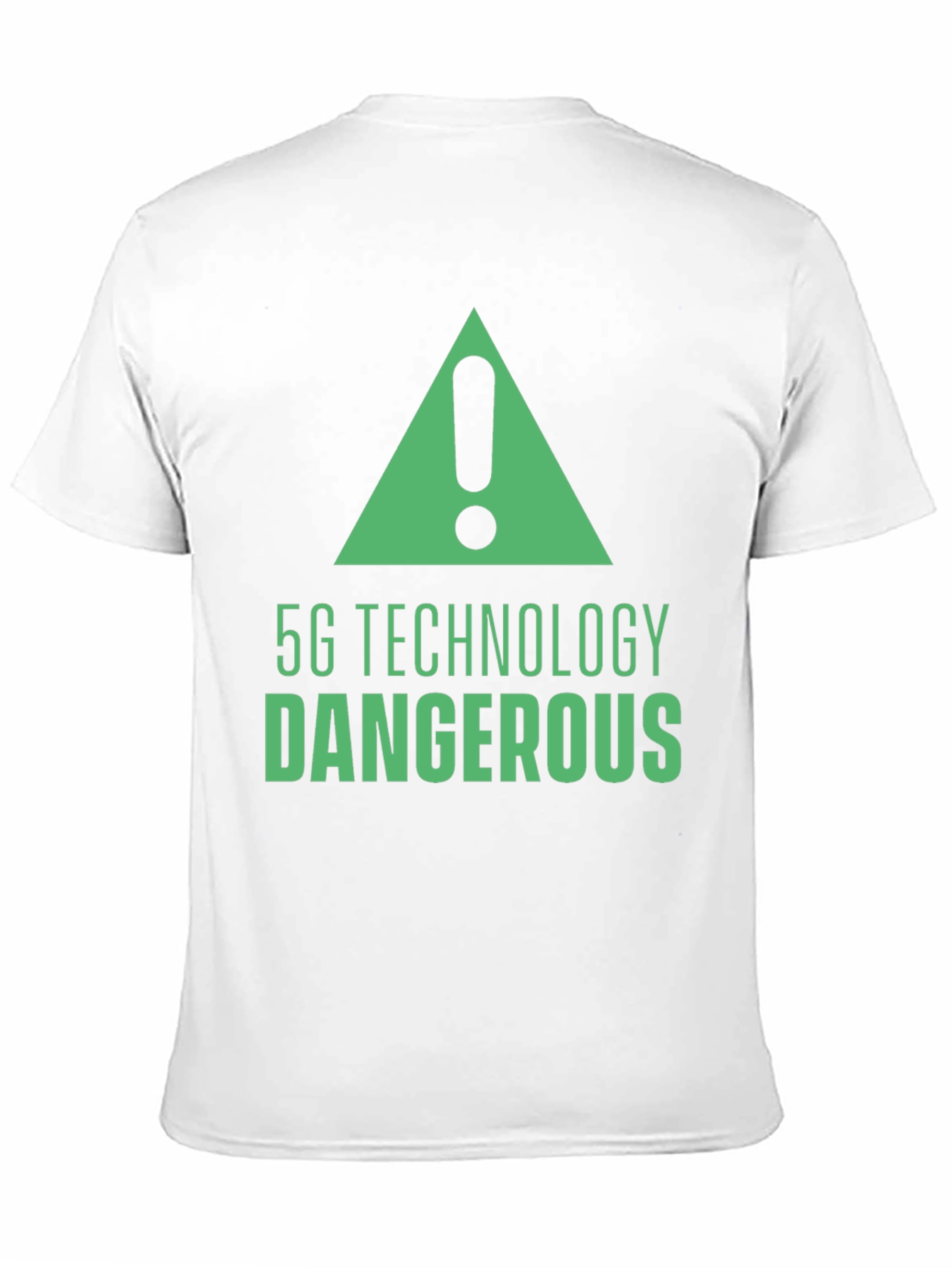 5G Technology Dangerous Graphic Tee - Black T-Shirt