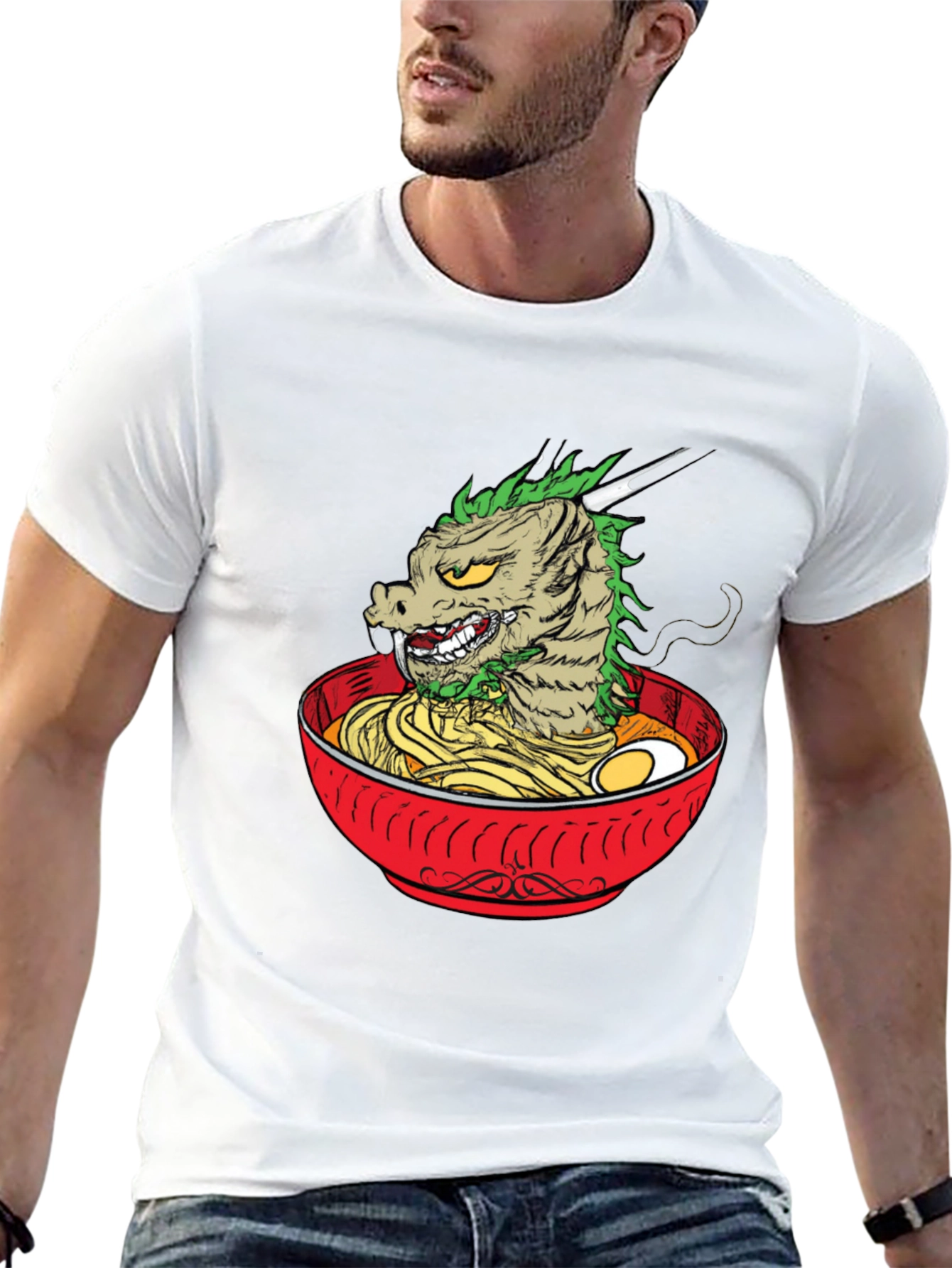Dragon Ramen T-Shirt - Unique Graphic Tee