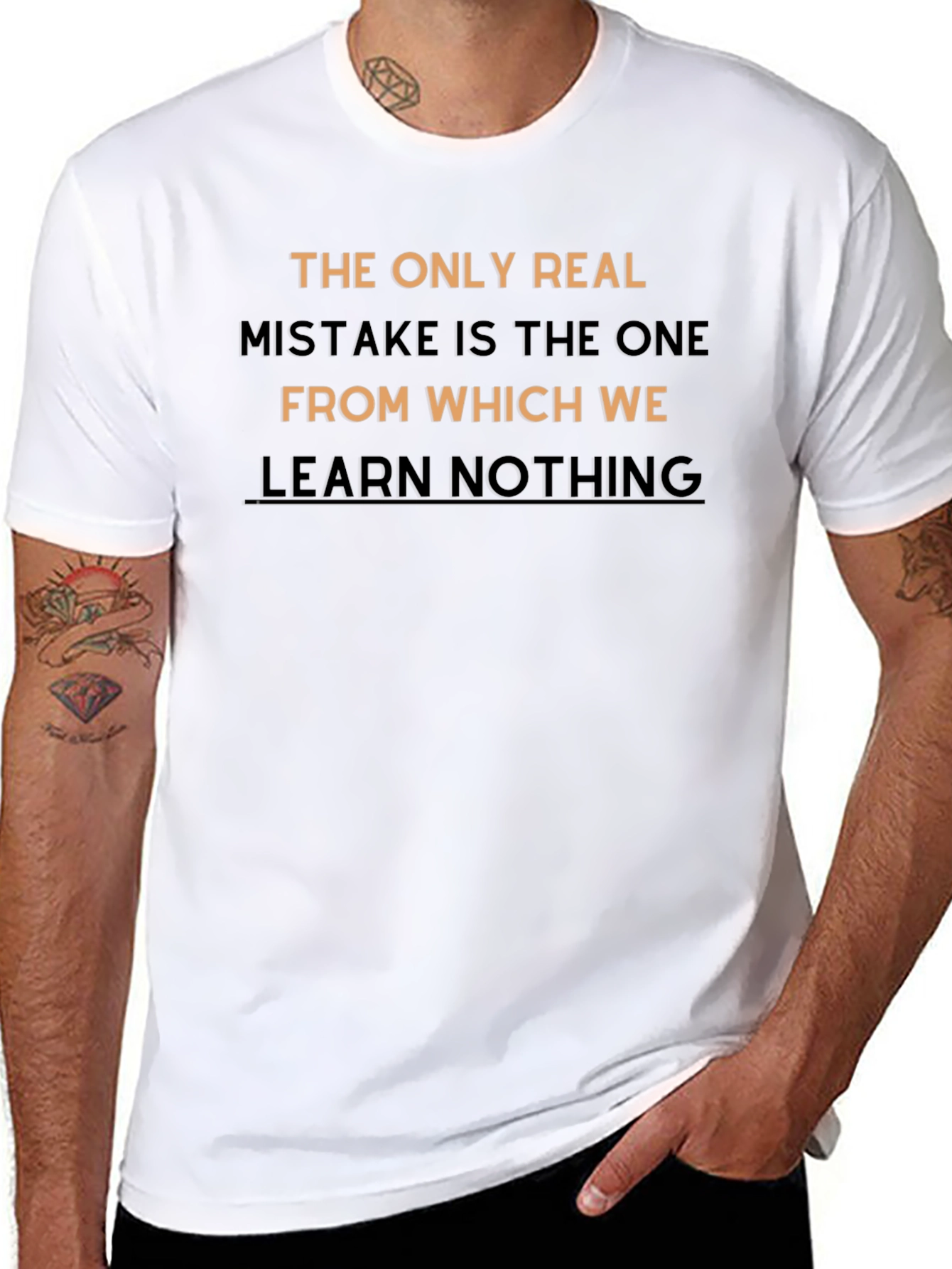 Inspirational T-Shirt: Learn From Mistakes