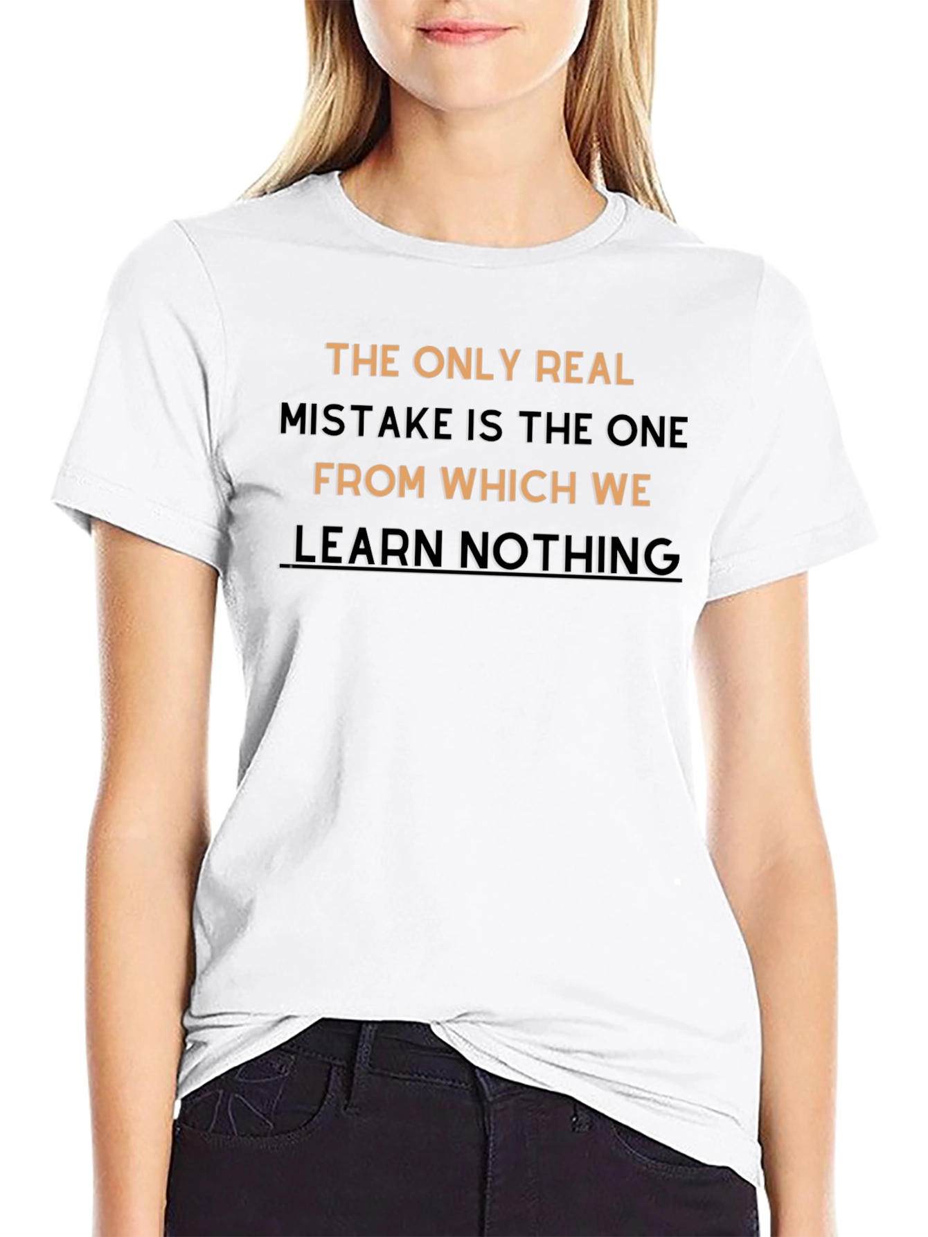 Inspirational T-Shirt: Learn From Mistakes