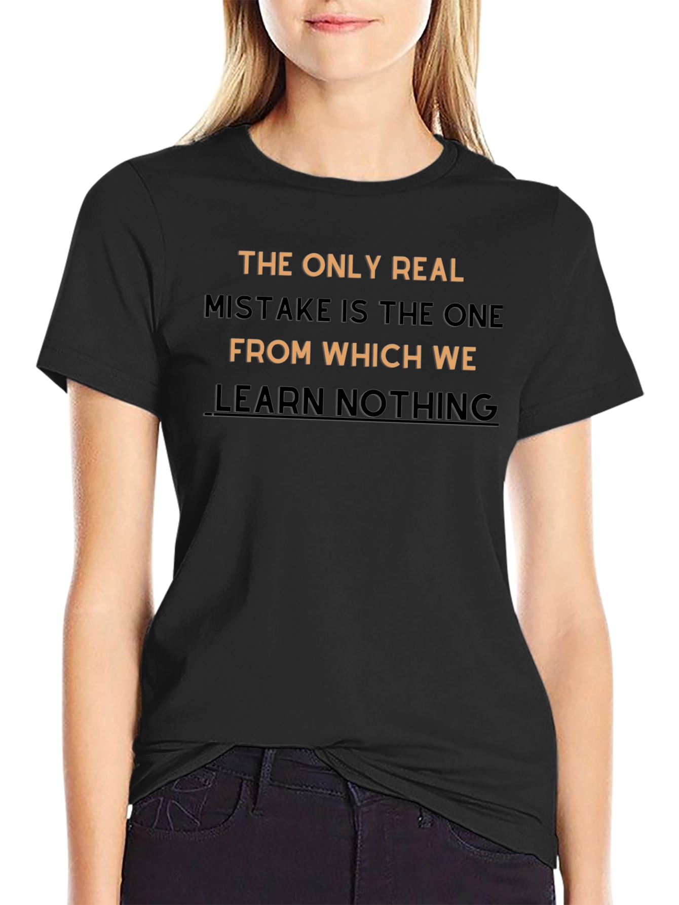 Inspirational T-Shirt: Learn From Mistakes
