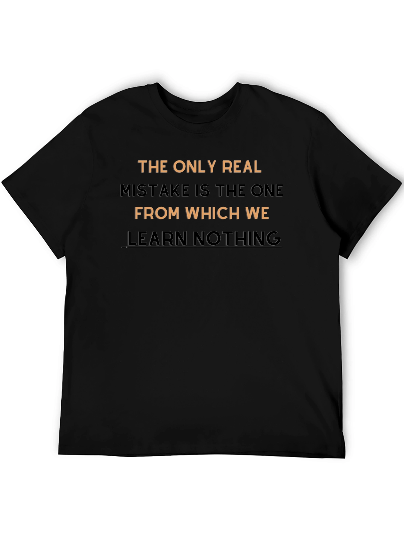 Inspirational T-Shirt: Learn From Mistakes