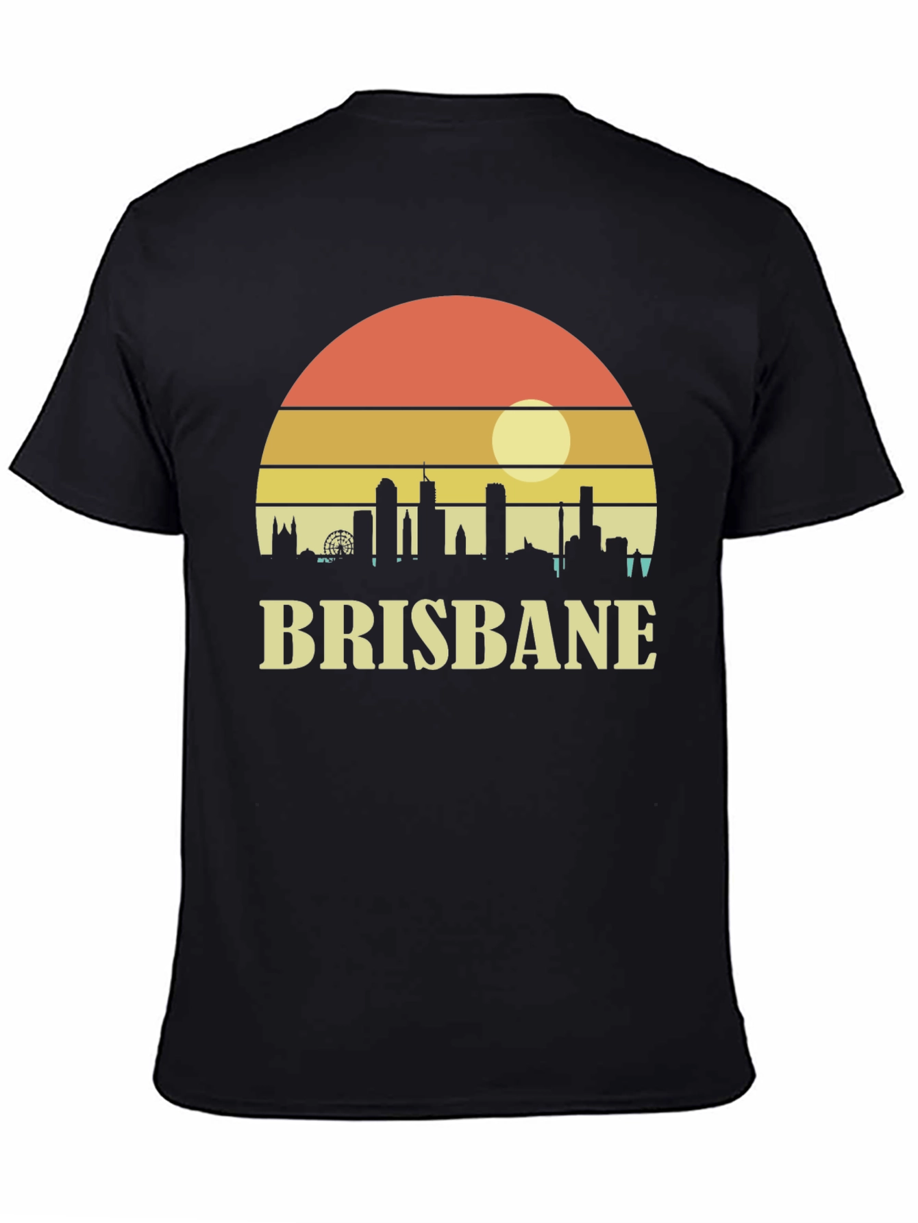 Brisbane Skyline Sunset Graphic Tee
