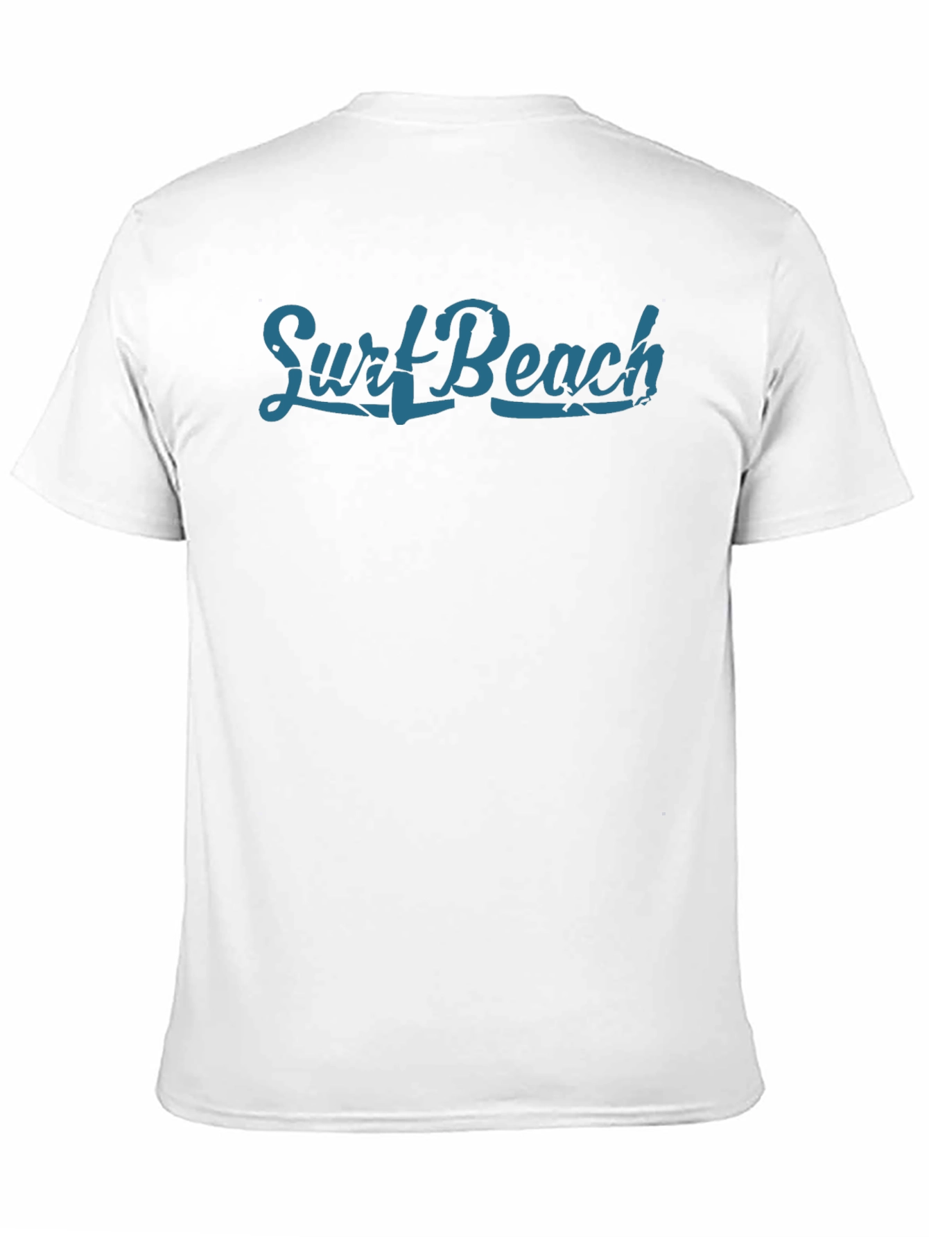 Surf Beach Graphic Tee - Premium Black Cotton T-Shirt
