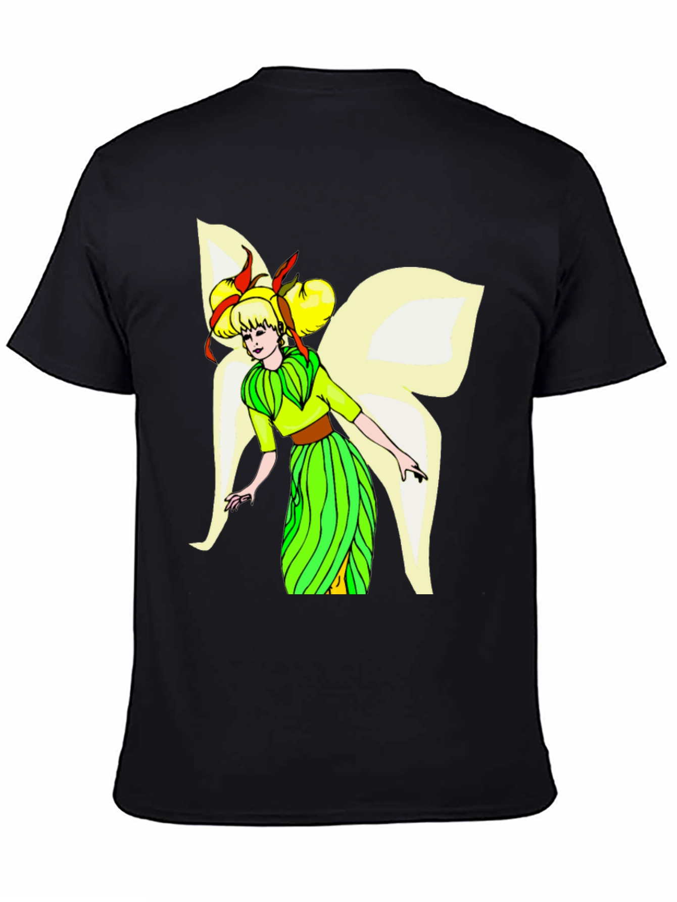 Fairy Graphic Black T-Shirt