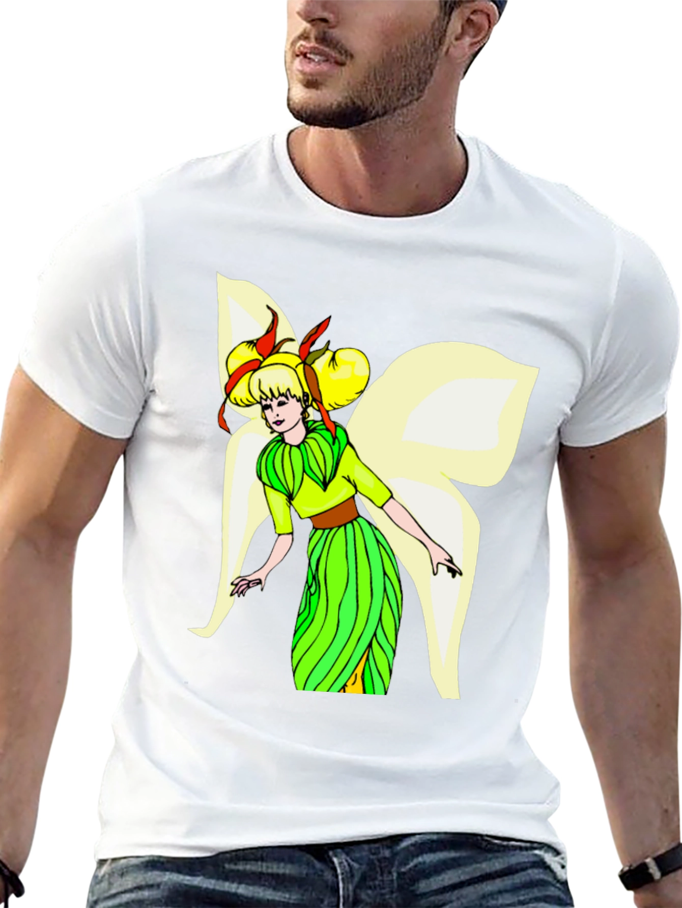 Fairy Graphic Black T-Shirt