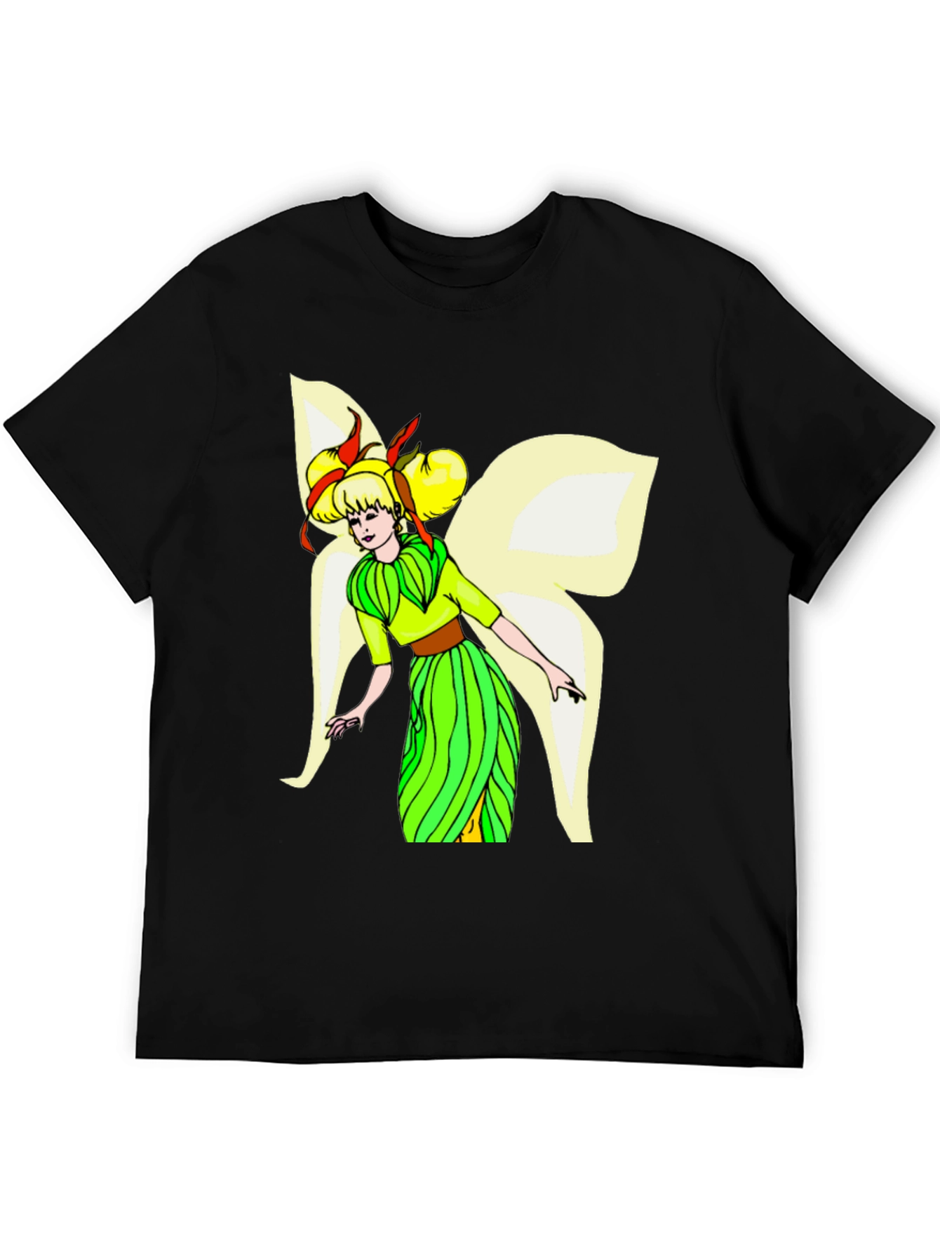 Fairy Graphic Black T-Shirt