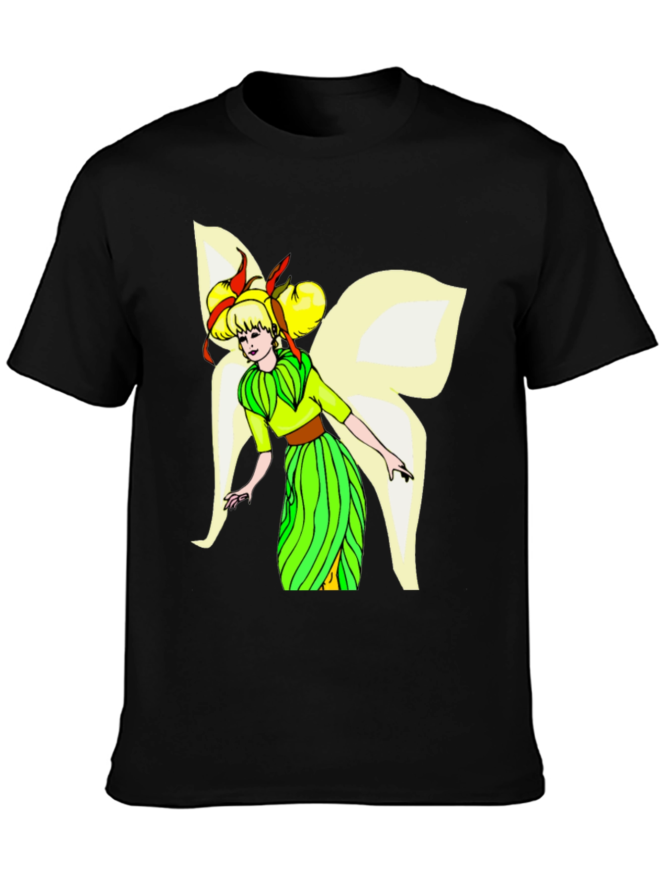 Fairy Graphic Black T-Shirt