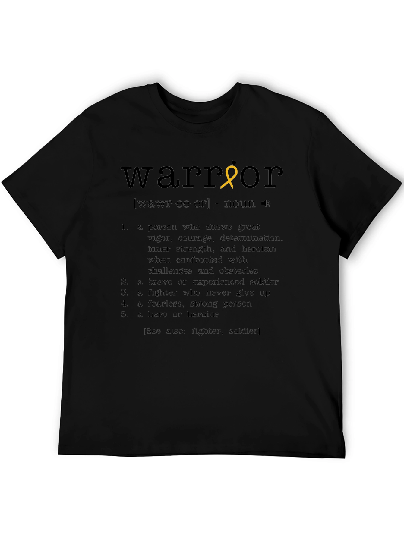 Warrior Definition Graphic T-Shirt