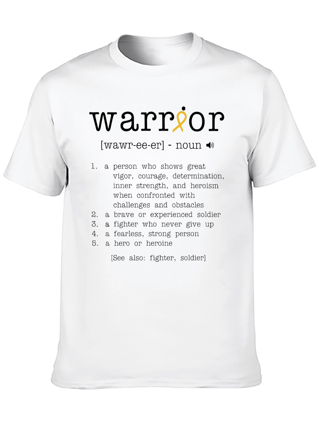 Warrior Definition Graphic T-Shirt