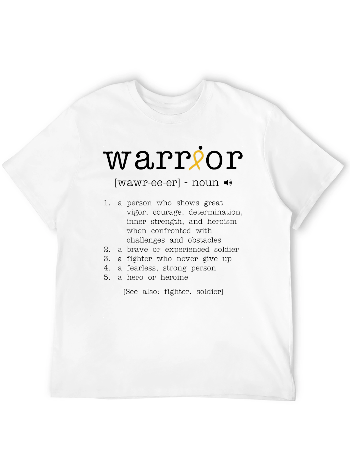 Warrior Definition Graphic T-Shirt