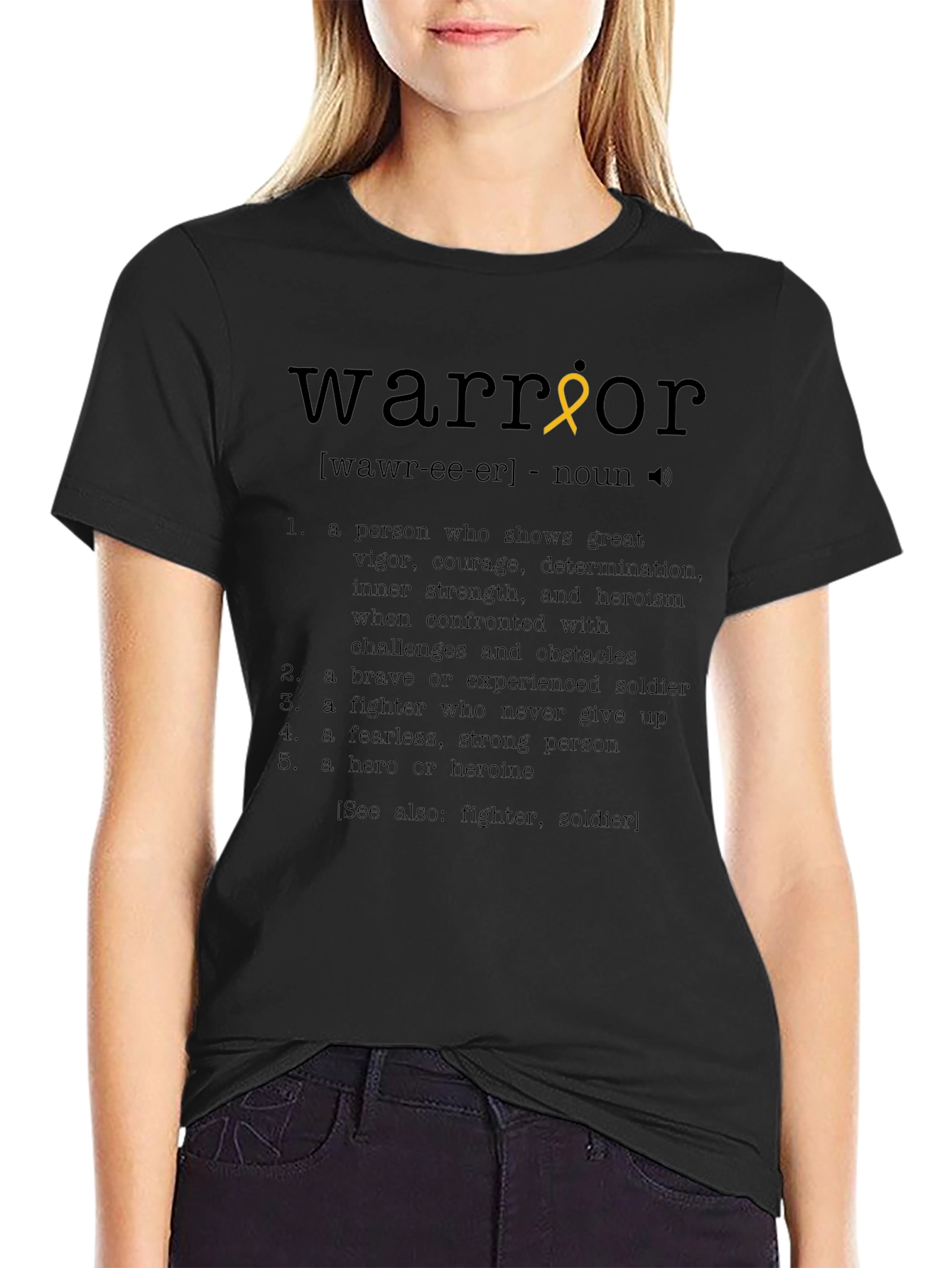 Warrior Definition Graphic T-Shirt