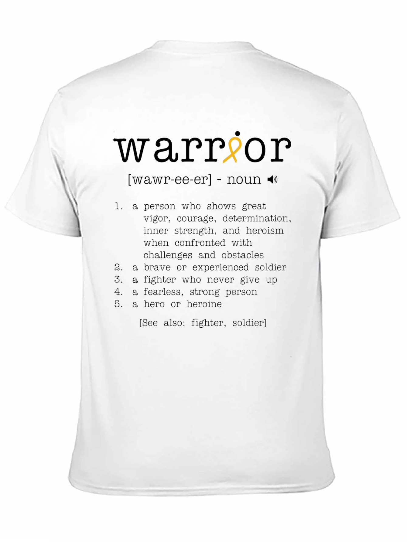 Warrior Definition Graphic T-Shirt