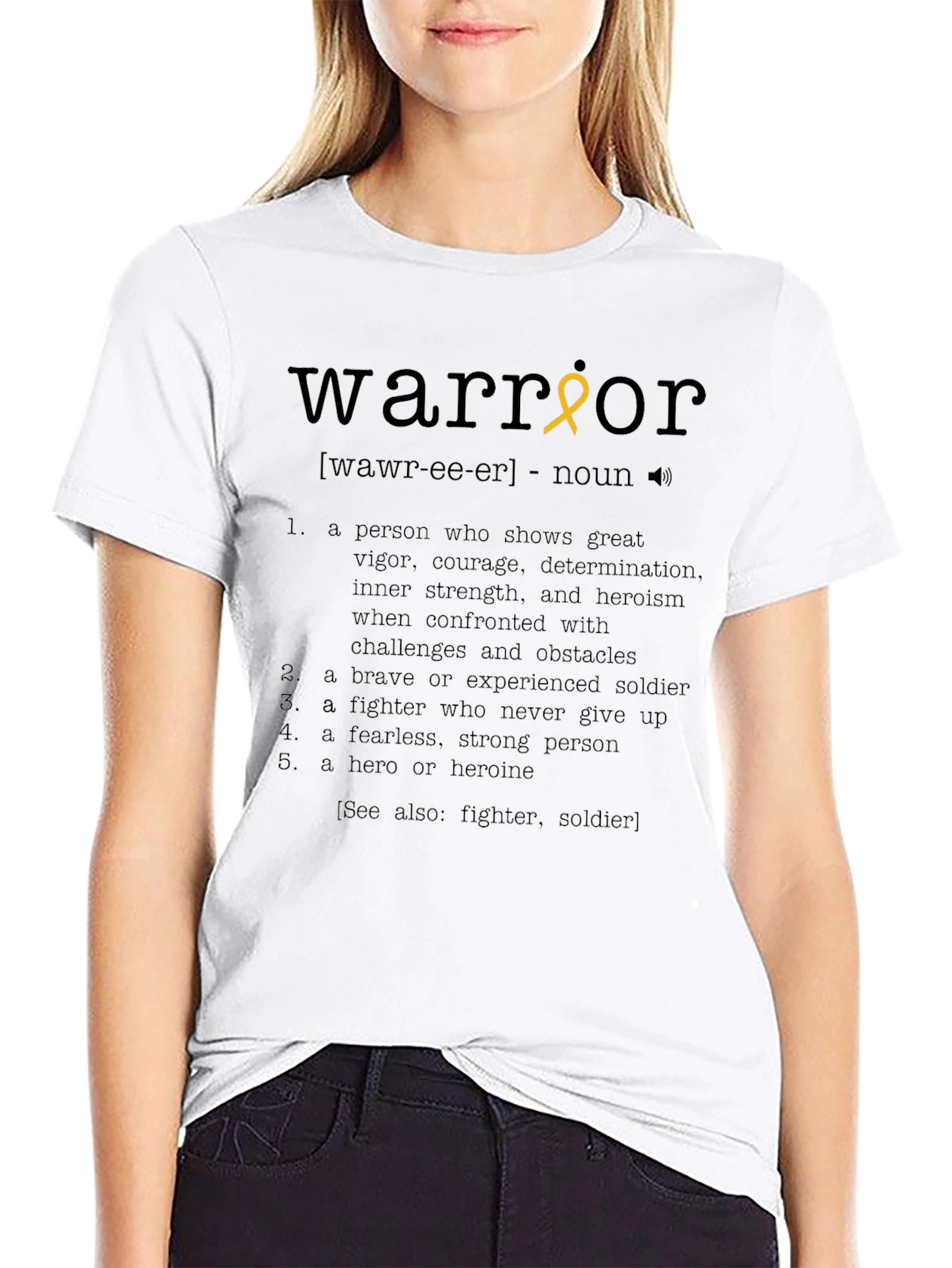 Warrior Definition Graphic T-Shirt