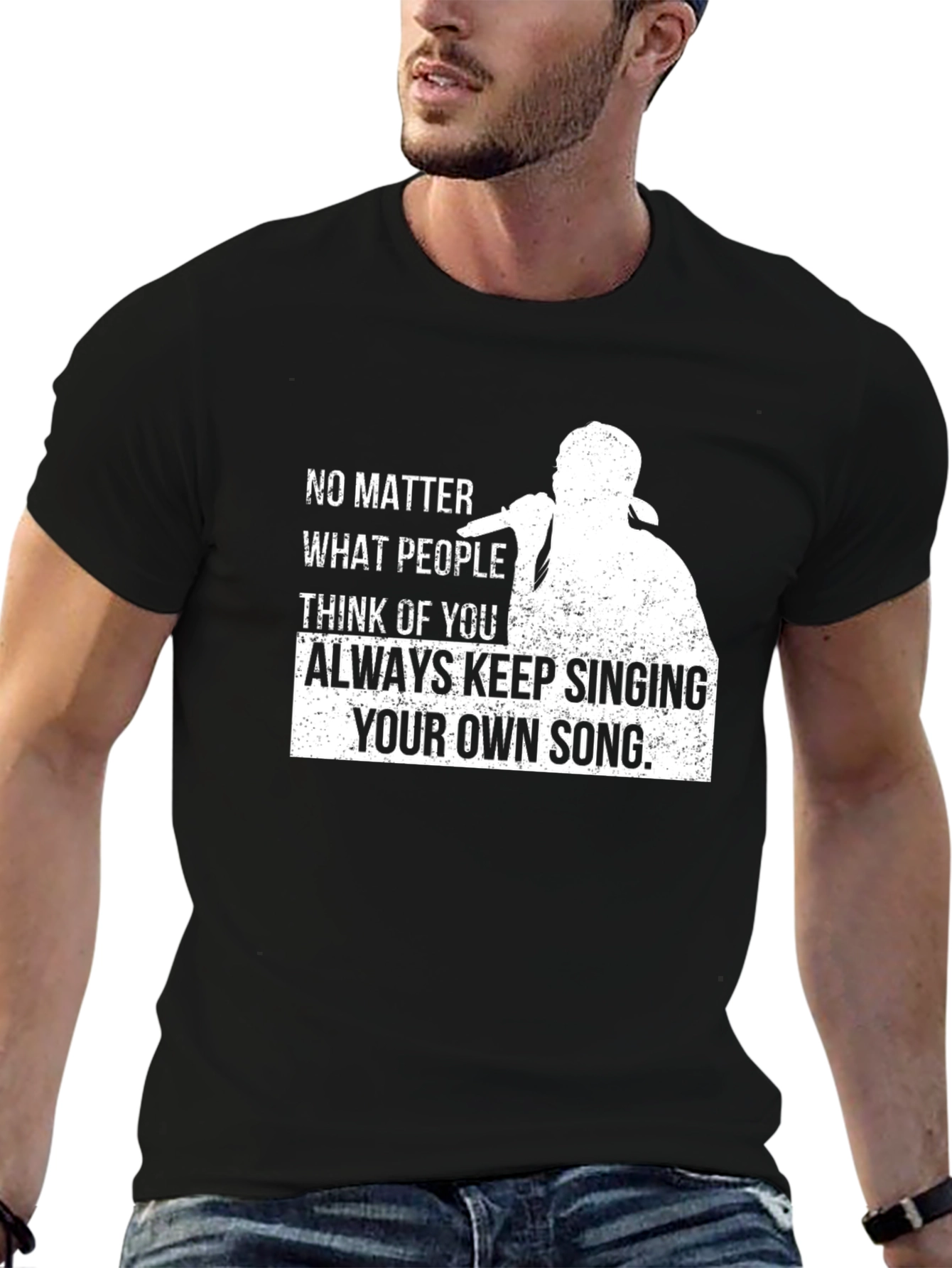 Inspirational Singer Graphic T-Shirt