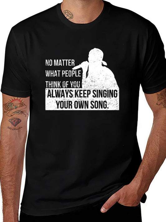 Inspirational Singer Graphic T-Shirt
