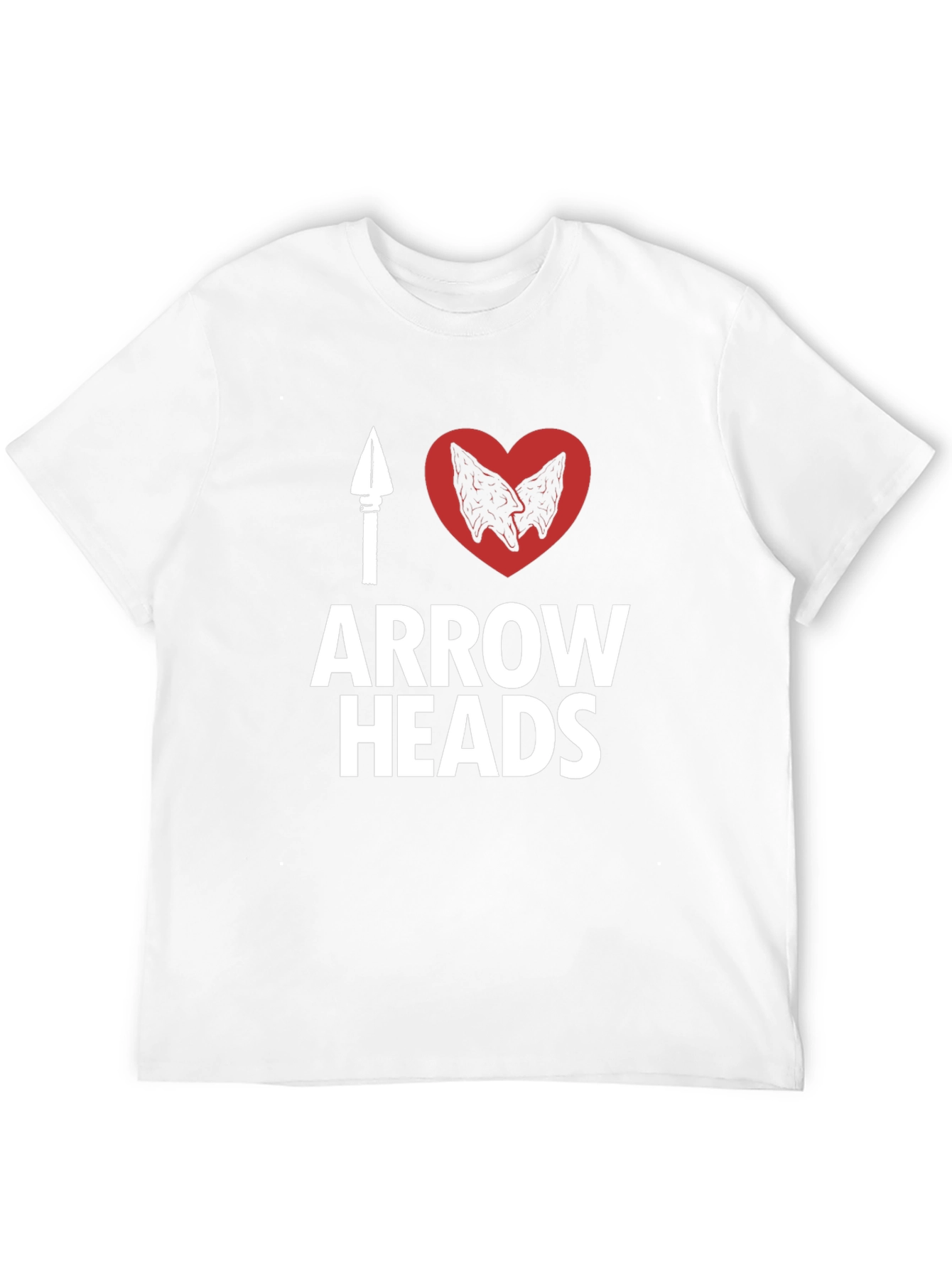 I Heart Arrowheads T-Shirt - Black Casual Wear