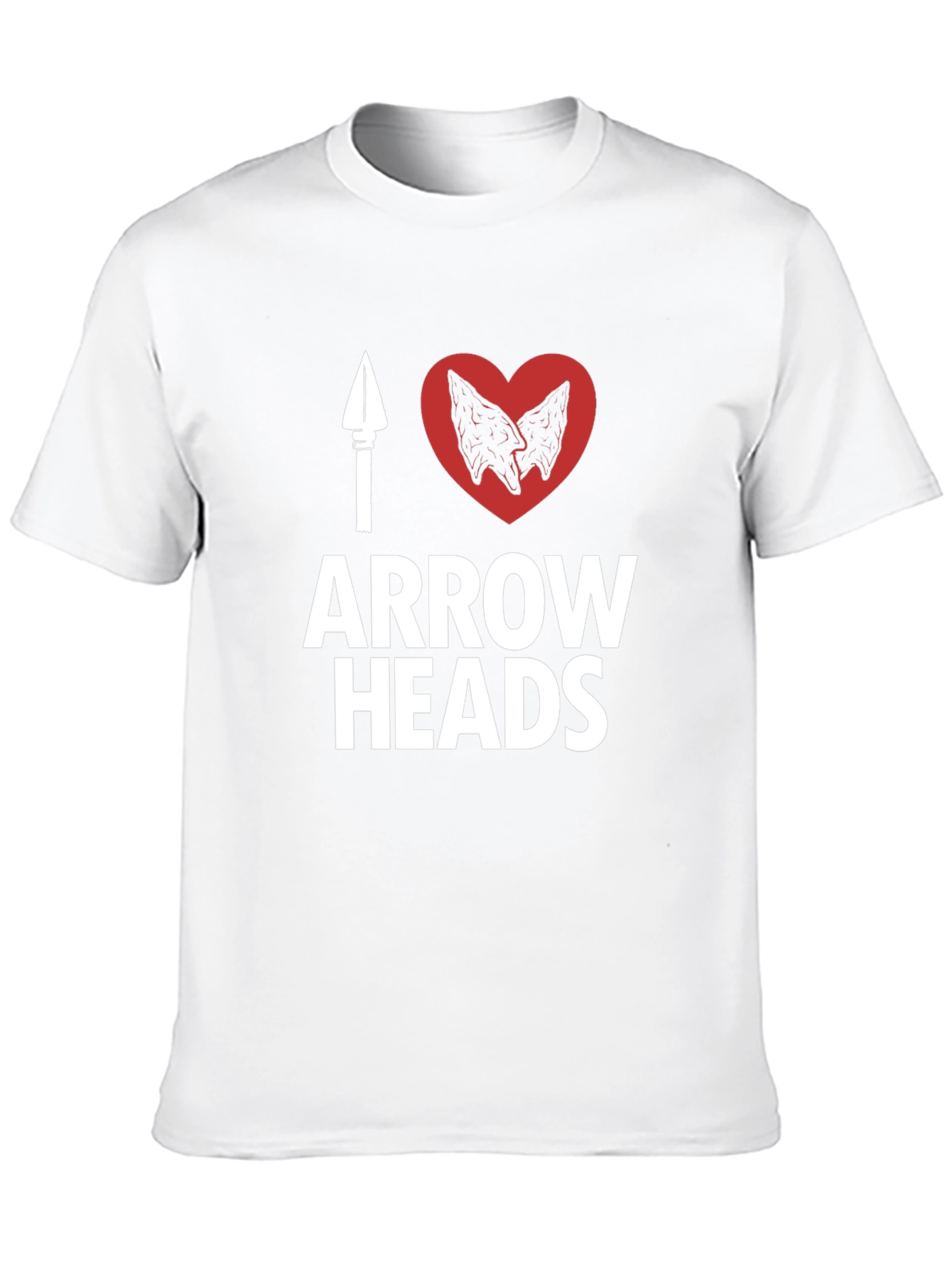 I Heart Arrowheads T-Shirt - Black Casual Wear