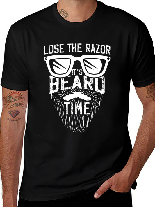 Lose The Razor Funny Beard T-Shirt