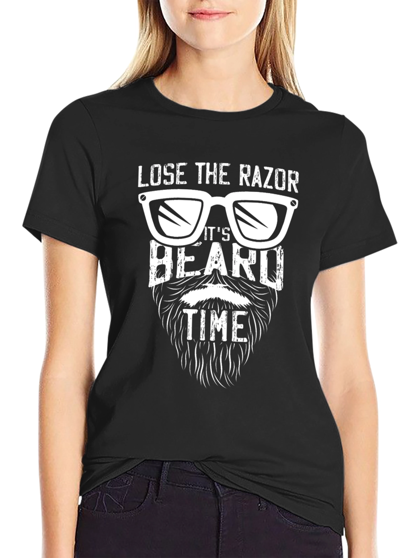 Lose The Razor Funny Beard T-Shirt