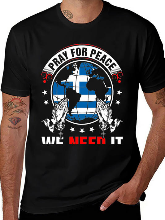 Pray For Peace Graphic T-Shirt