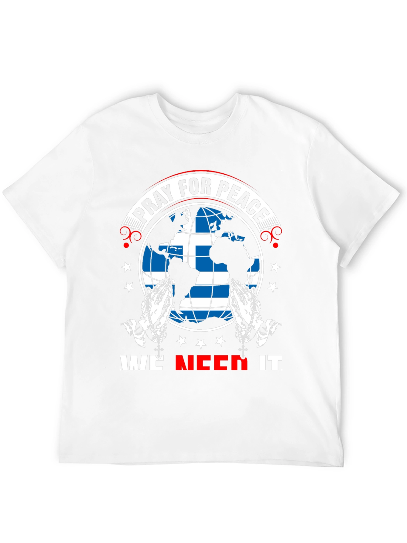 Pray For Peace Graphic T-Shirt