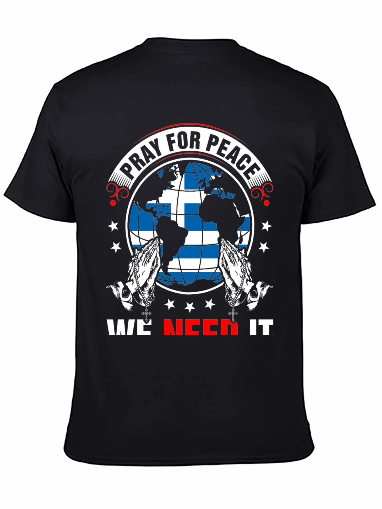 Pray For Peace Graphic T-Shirt