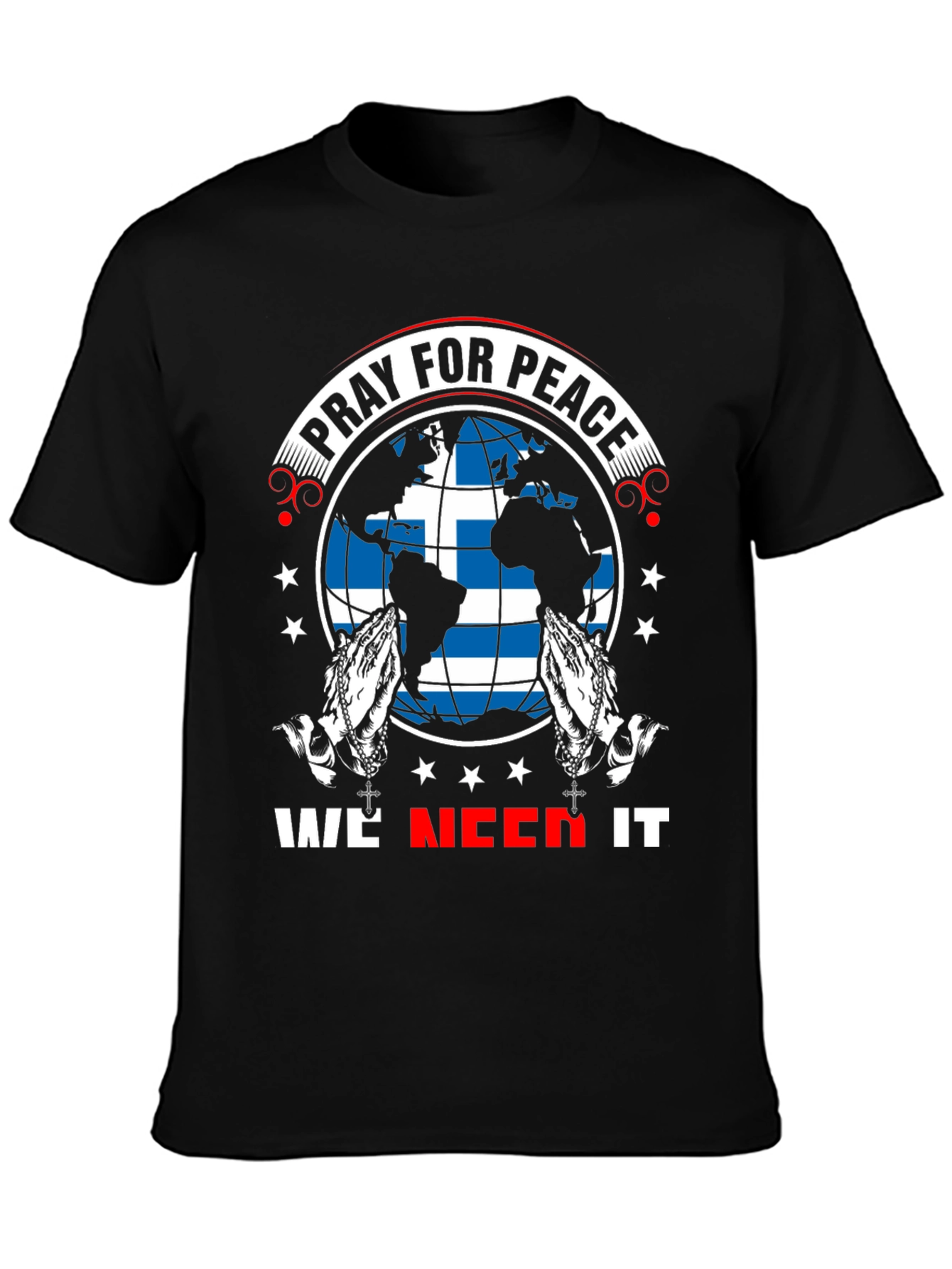 Pray For Peace Graphic T-Shirt