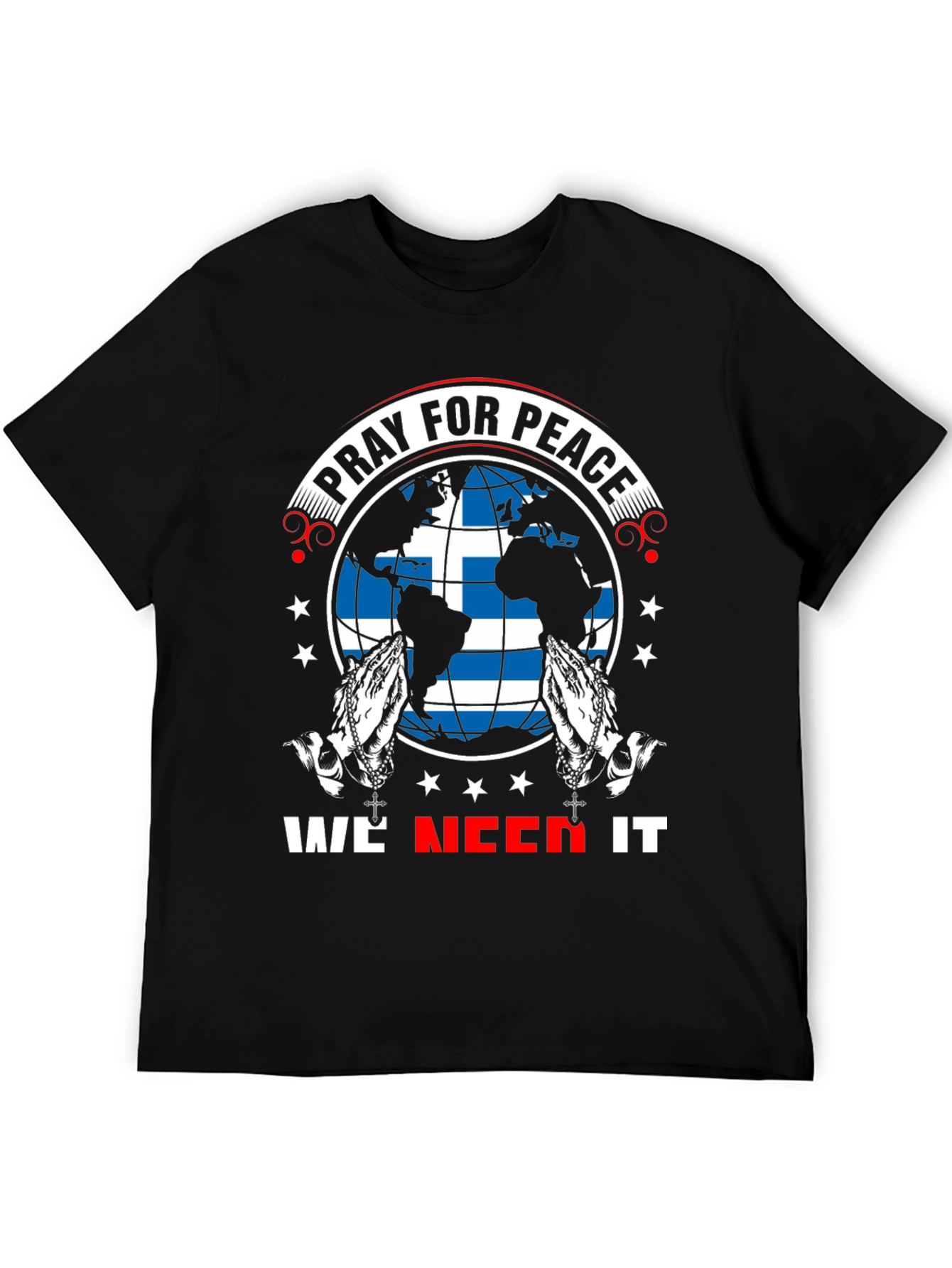 Pray For Peace Graphic T-Shirt