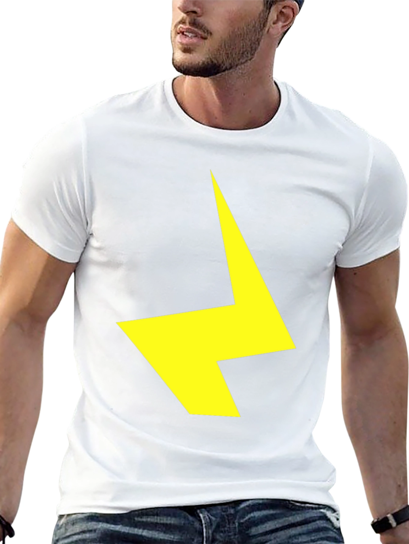 Lightning Bolt Graphic Tee - Bold Statement T-Shirt