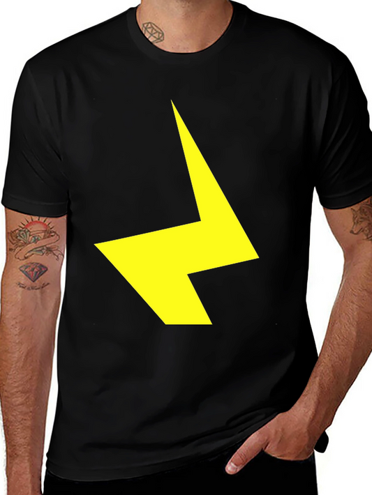 Lightning Bolt Graphic Tee - Bold Statement T-Shirt