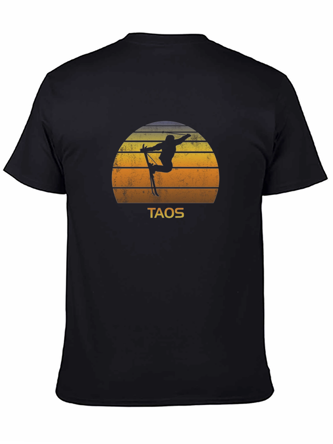Taos Ski Retro Sunset Graphic Tee