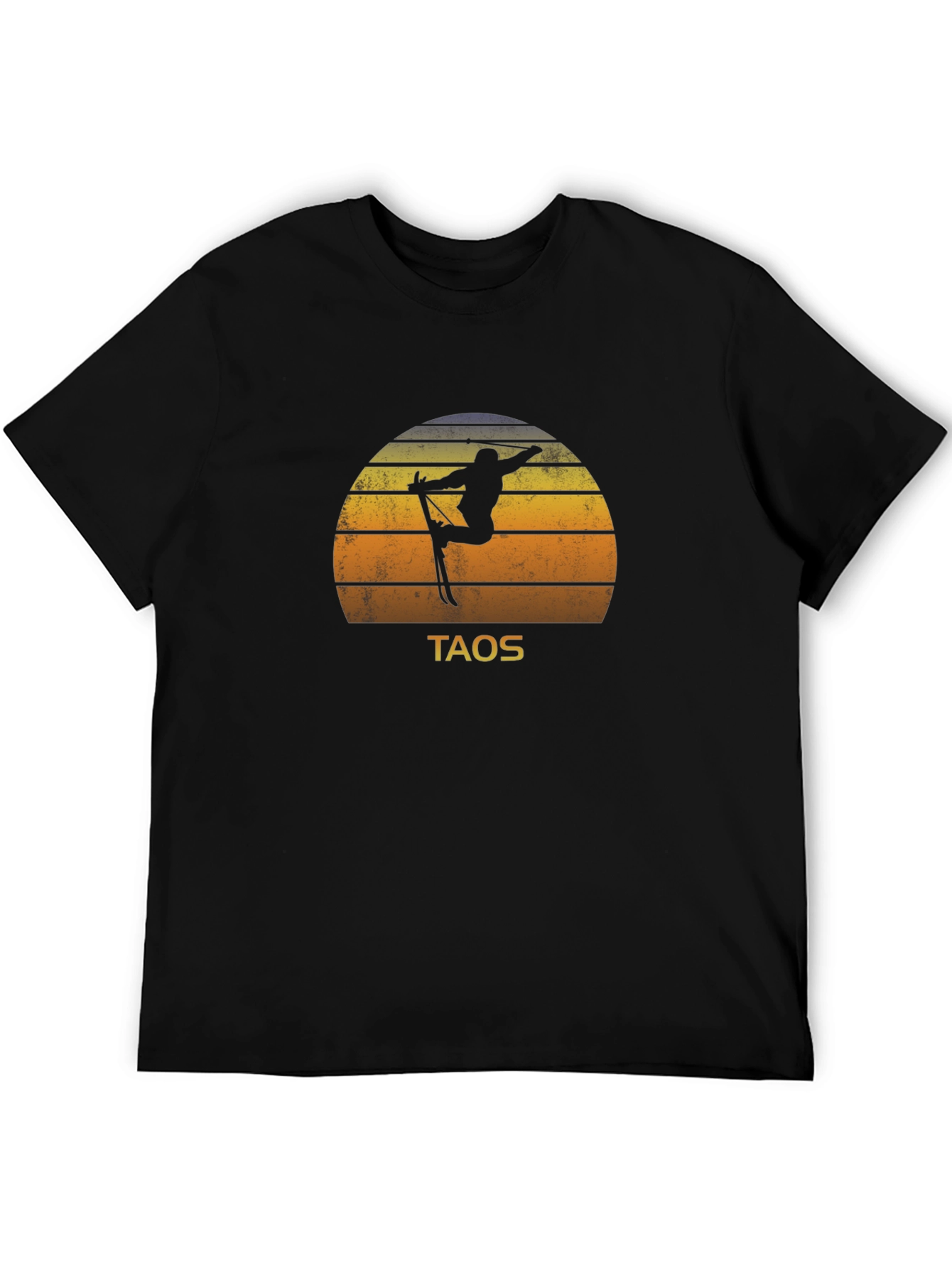 Taos Ski Retro Sunset Graphic Tee