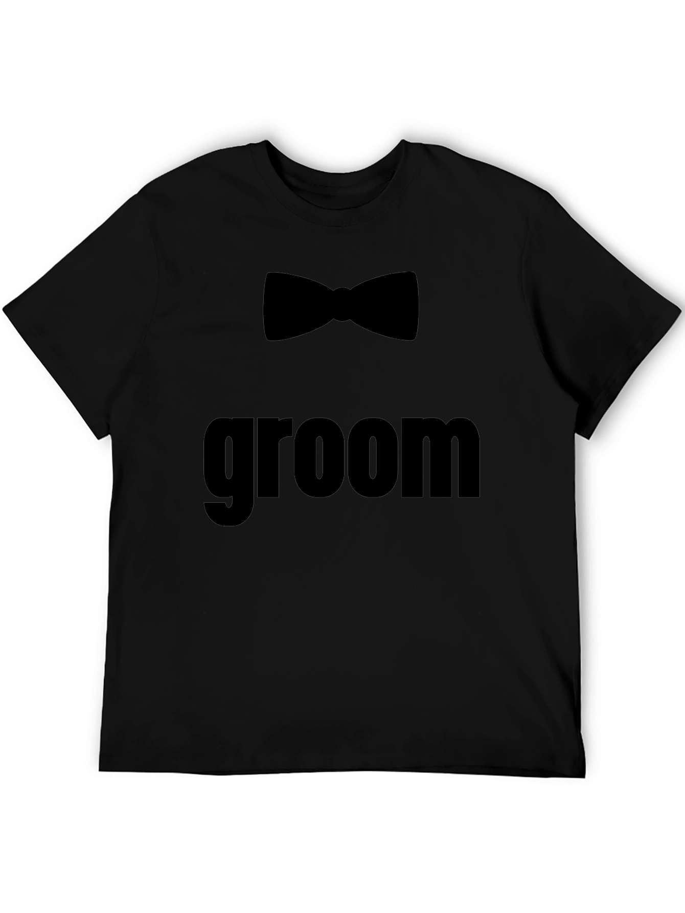 Groom Bow Tie T-Shirt - Wedding Party Tee