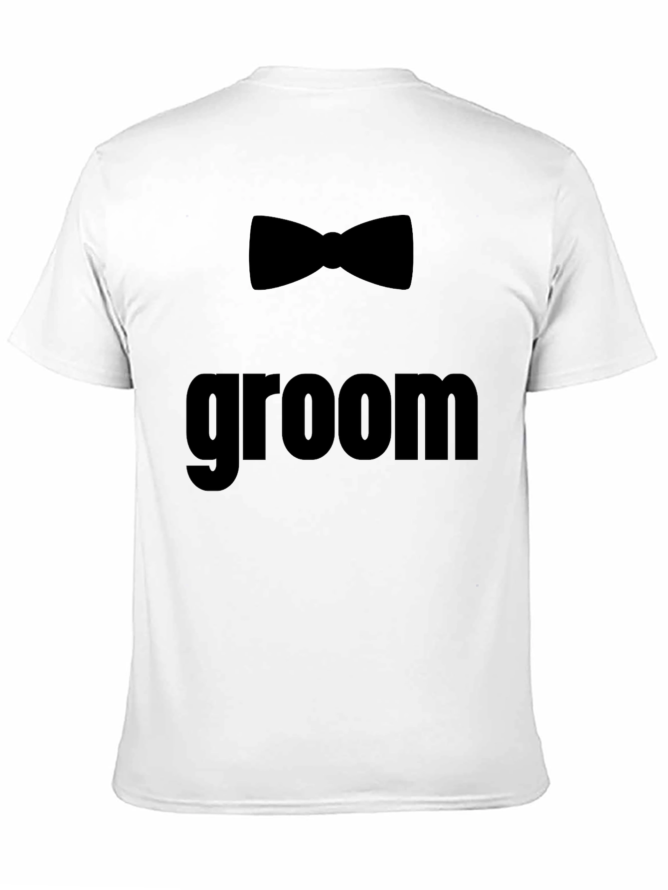 Groom Bow Tie T-Shirt - Wedding Party Tee