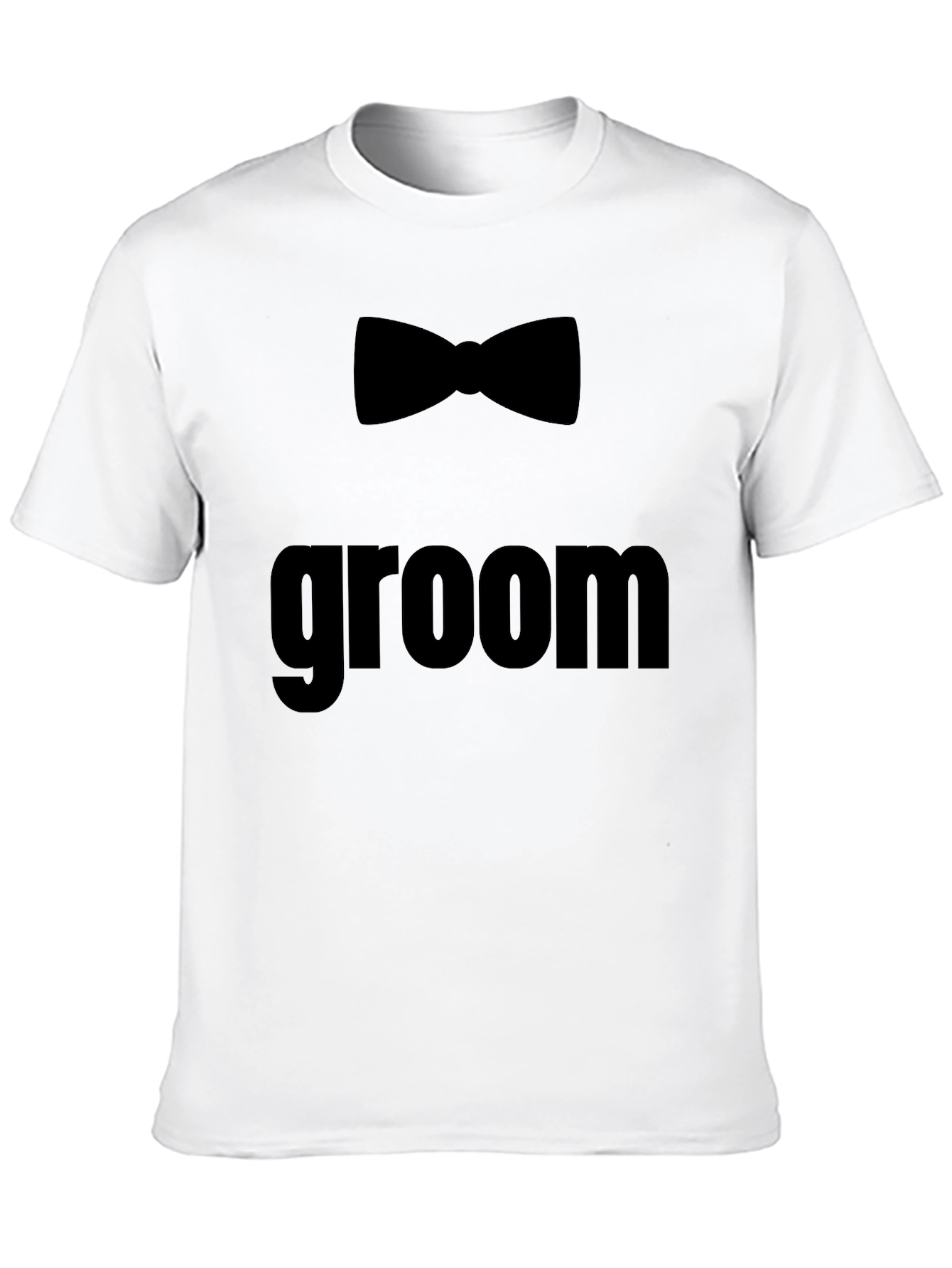 Groom Bow Tie T-Shirt - Wedding Party Tee