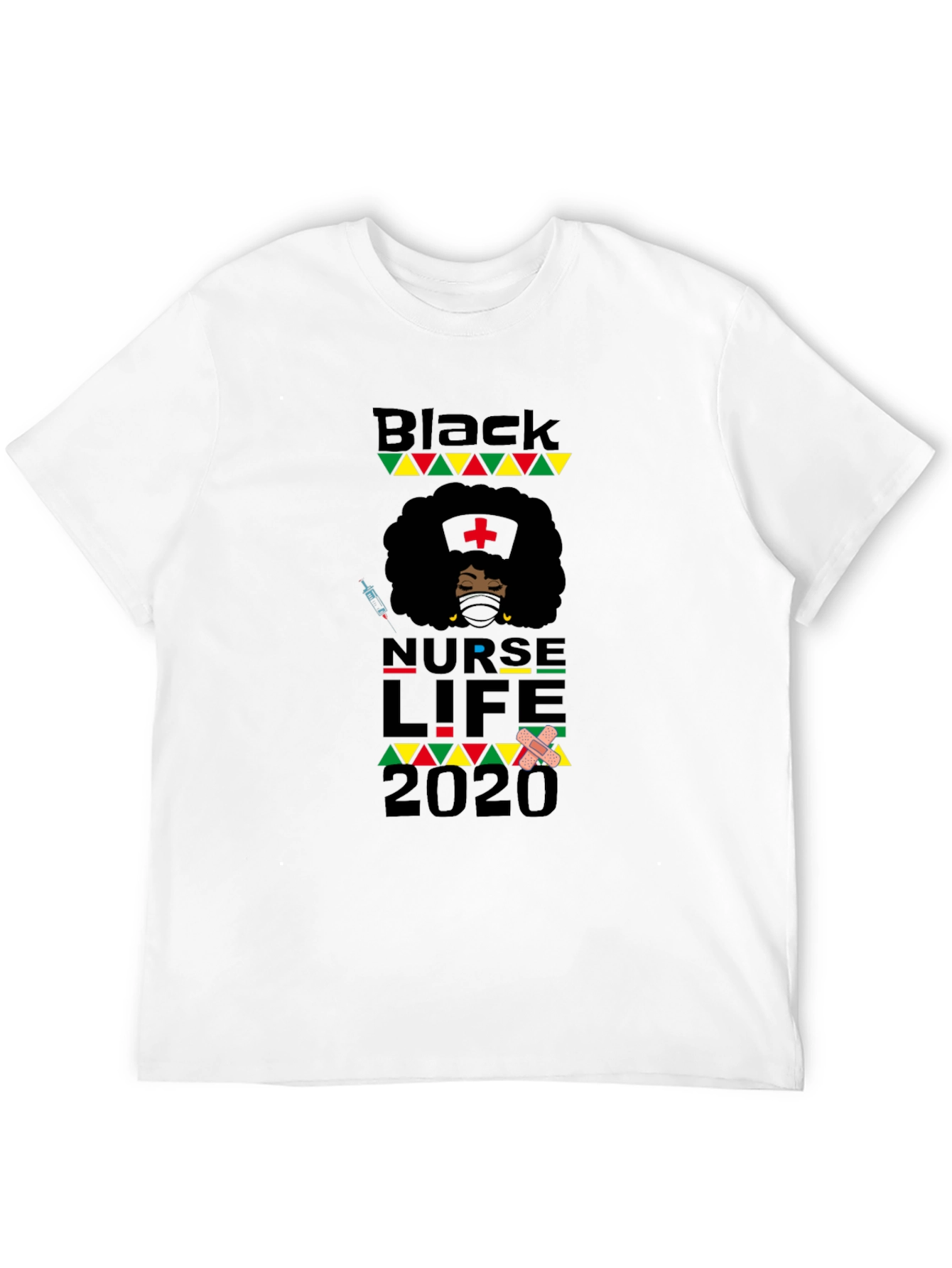 Black Nurse Life 2020 Graphic Tee
