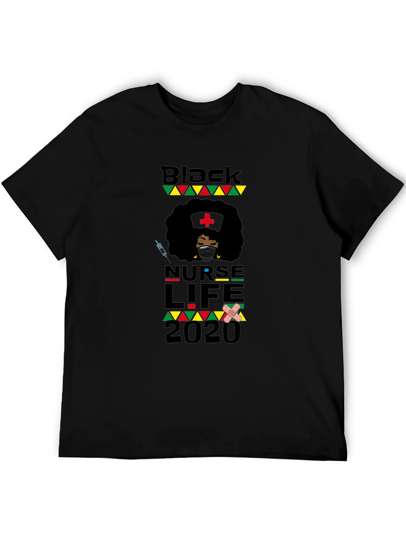 Black Nurse Life 2020 Graphic Tee