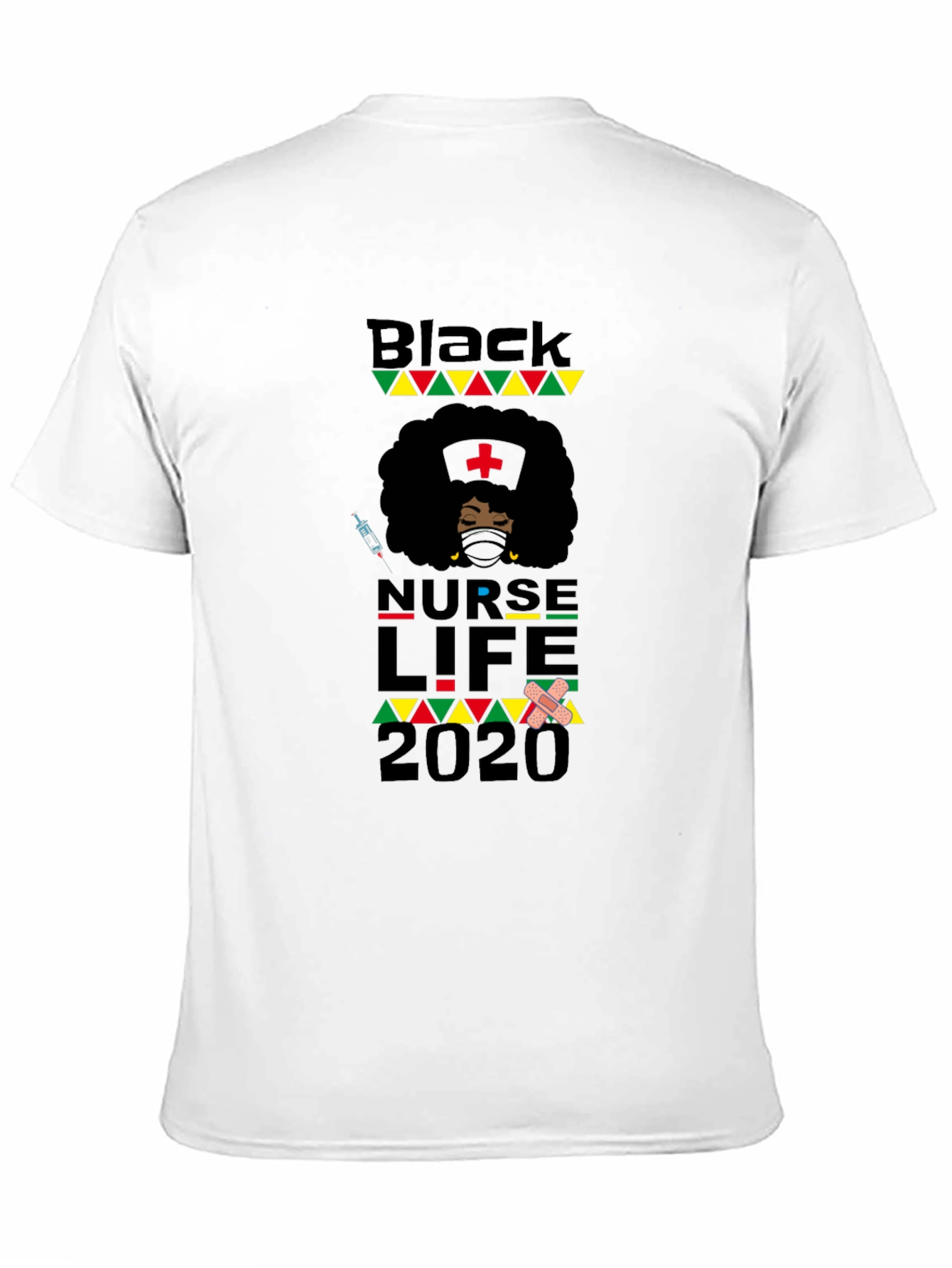 Black Nurse Life 2020 Graphic Tee