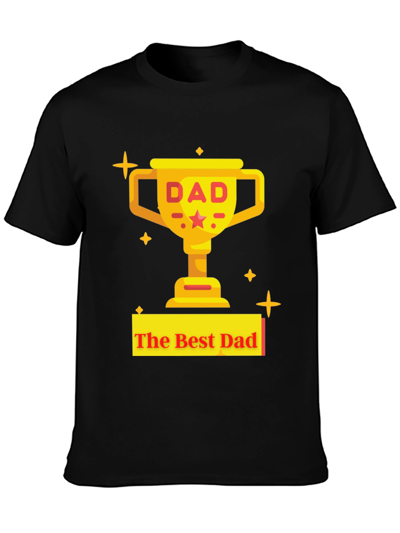 Best Dad Trophy Graphic T-Shirt