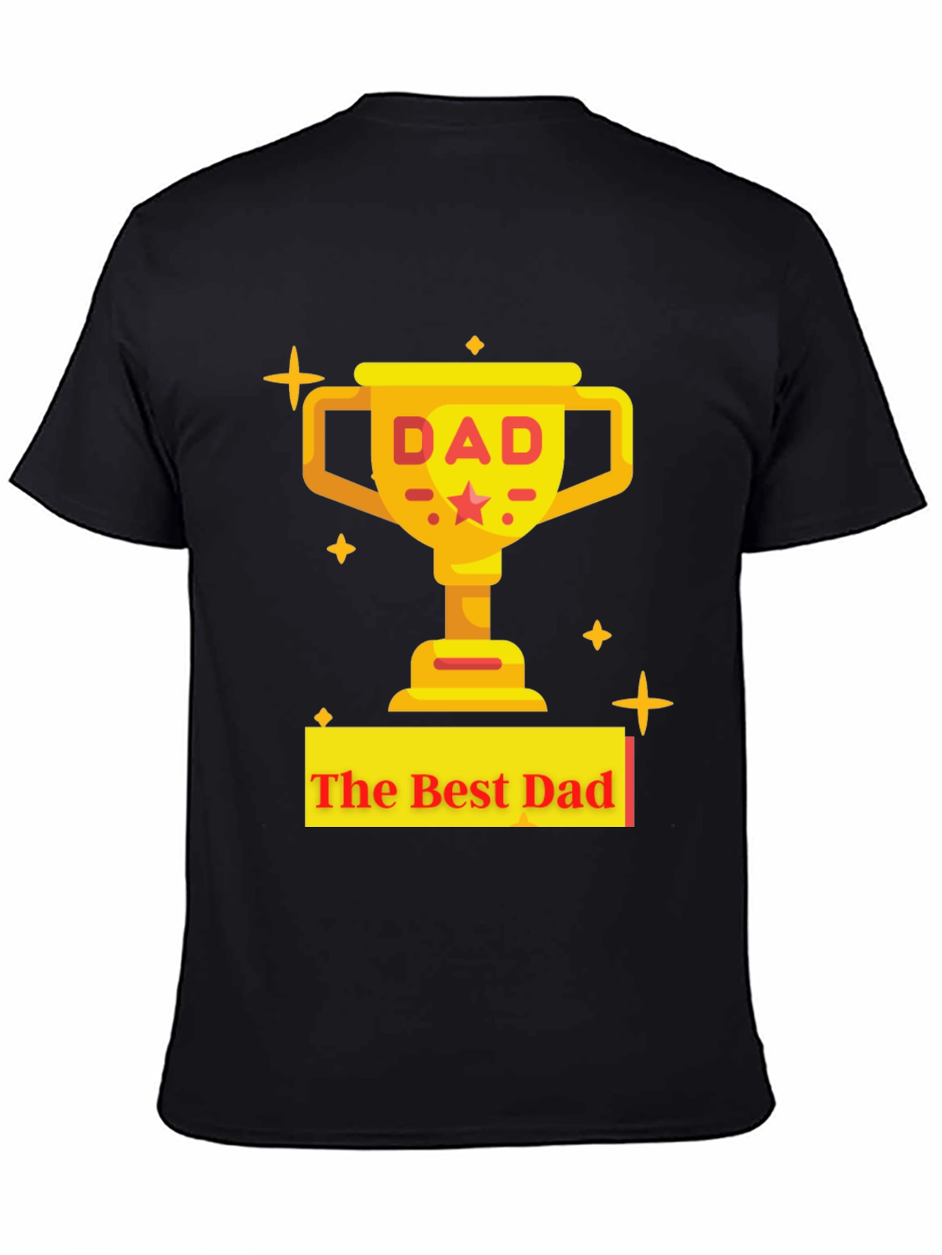 Best Dad Trophy Graphic T-Shirt