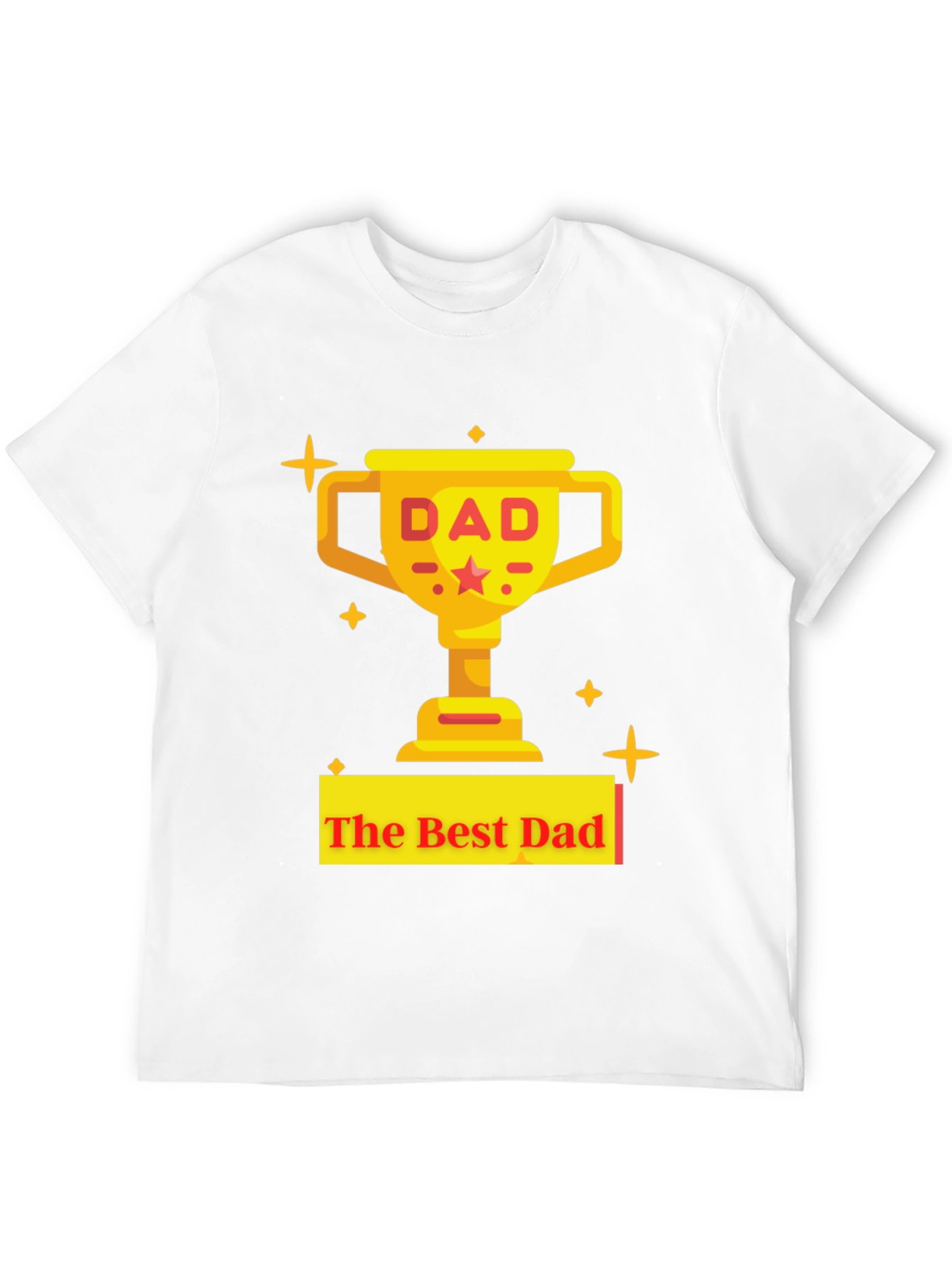 Best Dad Trophy Graphic T-Shirt